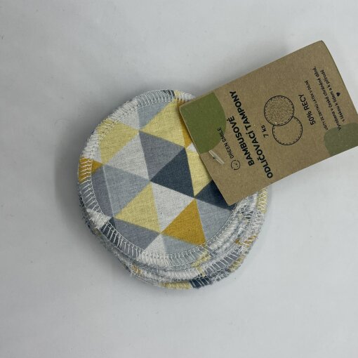 Odličovací tampony - Žluté trojúhelníky